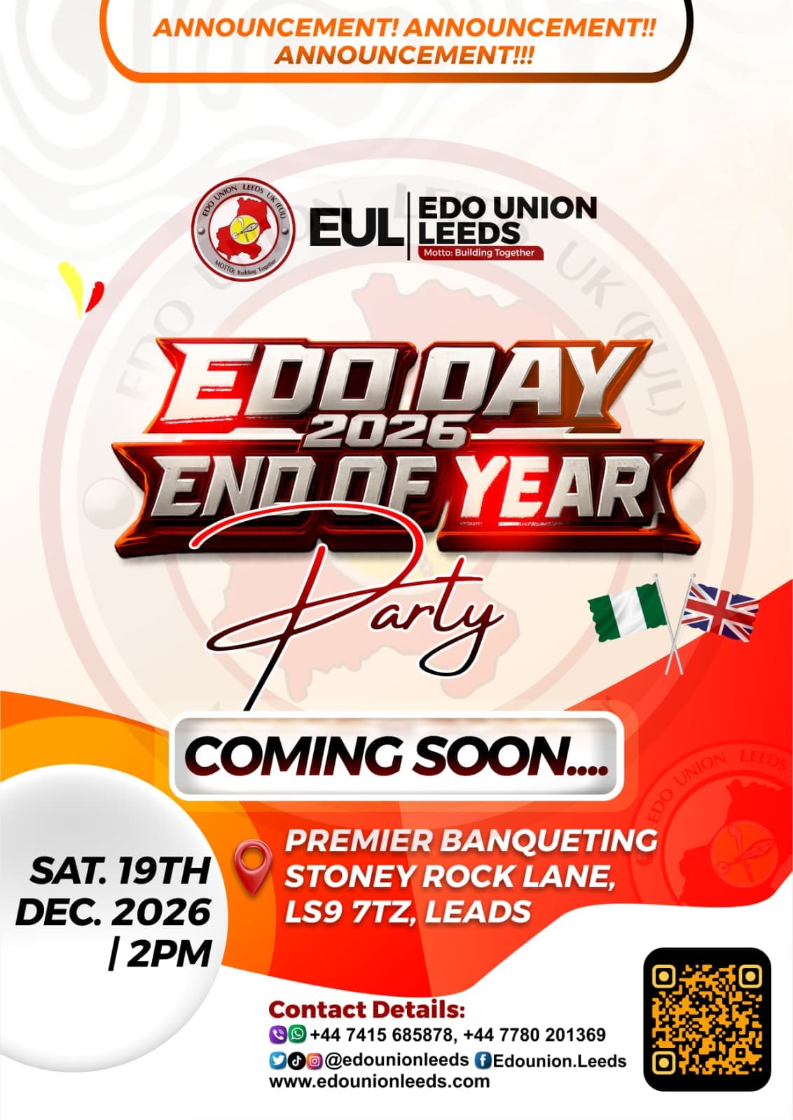 2026 Edo Day, End Of Year Party Banner